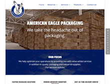 Tablet Screenshot of americaneaglepackaging.com